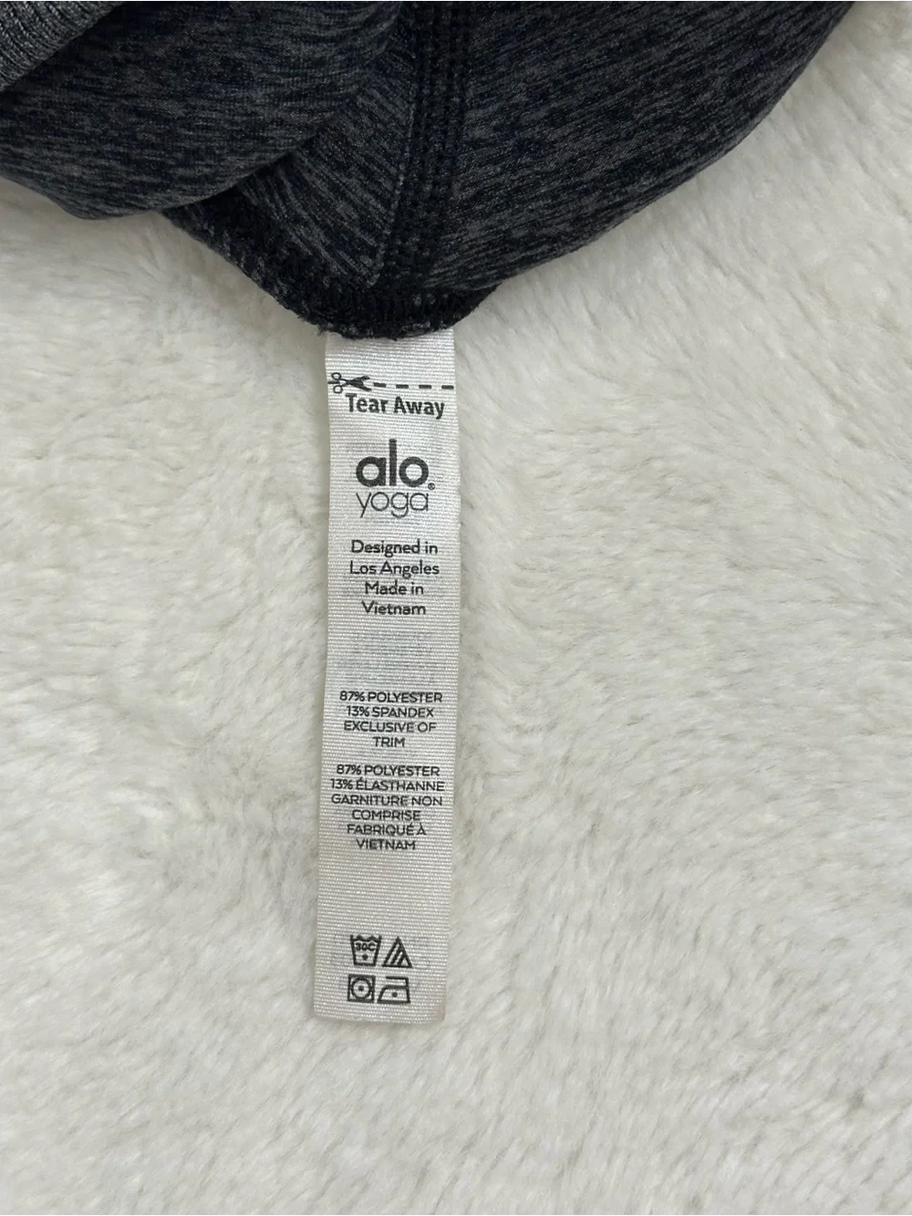 Alo Yoga High-Waist Alosoft Lounge Leggings Gray Medium